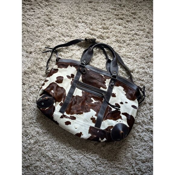 Cavalcanti Handbags - Cavalcanti Cowhide Leather Made in Italy Large tote duffel bag